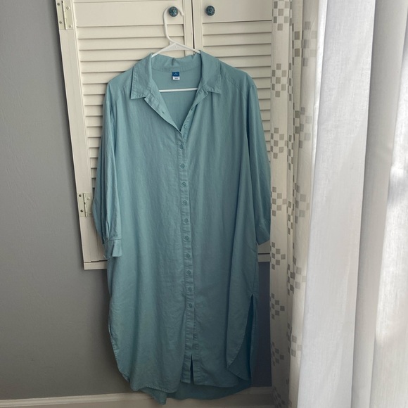 Old Navy linen beach cover-up - Size Petite Medium - Picture 1 of 5